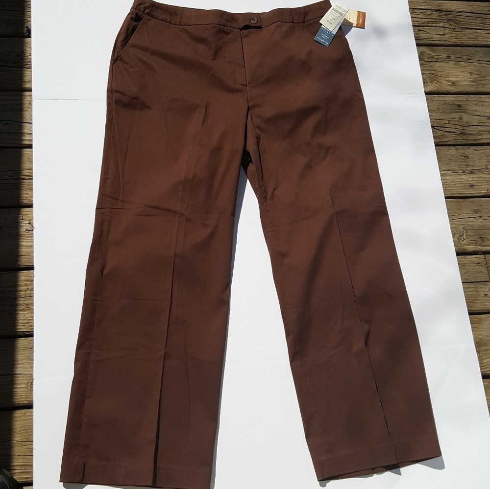 Coldwater Creek Cypress Straight Leg Pants 18 NWT